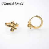 Plating Bowknot Earring Hooks for Jewelry