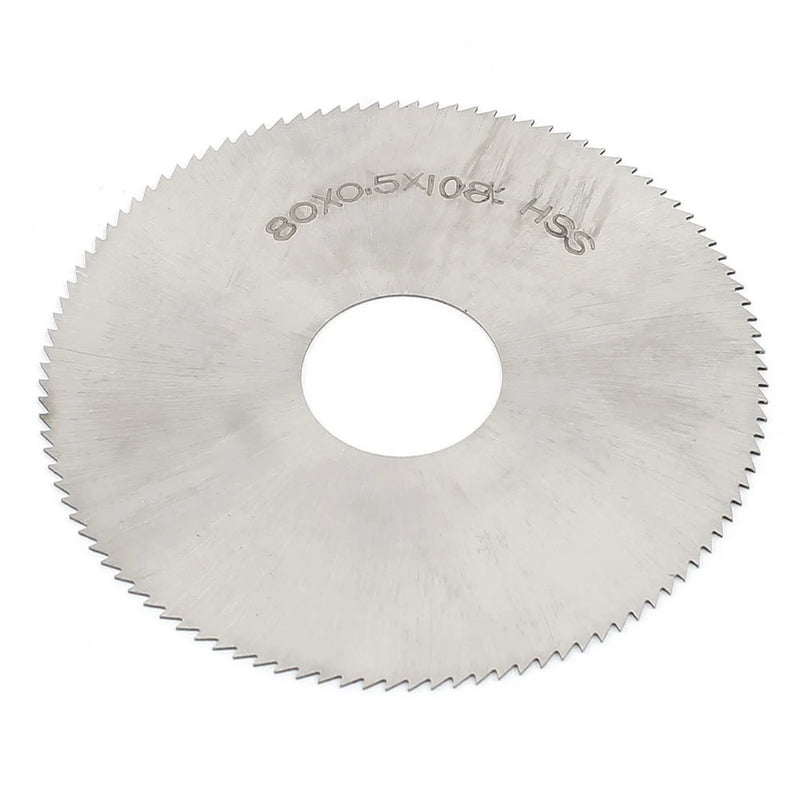 HSS 108T Slitting Saw Blade 80x0.5x22mm