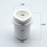 1KG High Temp Quartz Silica Melting Crucible Metal Casting Tools