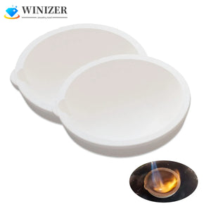 High Temp Quartz Silica Melting Crucible for Furnace