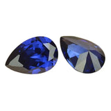 High Temp Resistance Pear Cut Nano Stone Lab Gems for Jewelry Setting