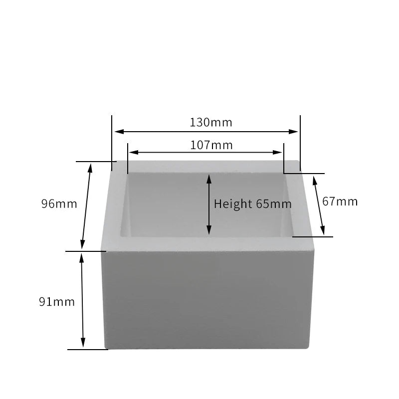 High Temp Ceramic Crucible for Metal Smelting Mold