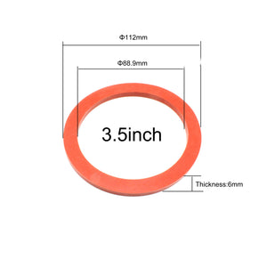 High Temp Silicone Gaskets 3.5/4 Inch Jewelry Vacuum Casting Machine Accessories