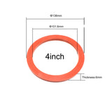 High Temp Silicone Gaskets 3.5/4 Inch Jewelry Vacuum Casting Machine Accessories
