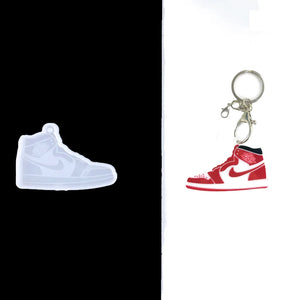 High Top Basketball Shoes Silicone Mold DIY Keychain Resin