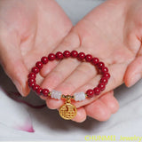 Cinnabar Bracelet Women's Purple Sand Jewelry