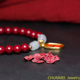 Cinnabar Bracelet Women's Purple Sand Jewelry