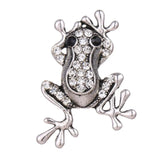 5Pcs/lot 18MM Frog Ginger Brooch DIY Crystal Accessories Personality