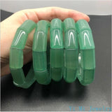 Luxury Dongling Jade Bamboo Bracelet Green Jade Car Bracelet