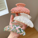 Acetate Large Plate Hair Claw Hair Accessories Women Back Head Clip