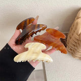 Acetate Large Plate Hair Claw Hair Accessories Women Back Head Clip