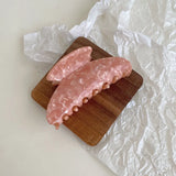 Acetate Large Plate Hair Claw Hair Accessories Women Back Head Clip