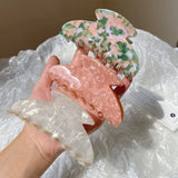 Acetate Large Plate Hair Claw Hair Accessories Women Back Head Clip