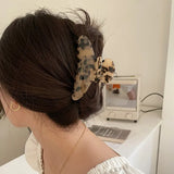 Acetate Large Plate Hair Claws Hair Accessories Women Back Head Clip Boutique