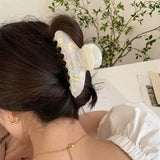 Acetate Large Plate Hair Claws Hair Accessories Women Back Head Clip Boutique