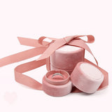 Round Jewelry Storage Box for Earrings Ring Pendant