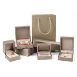 Luxury PU Leather Jewelry Packaging Box