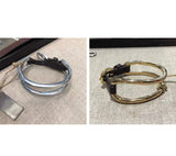 Luxury Electroplating 925 Silver Belt Buckle Bracelet Gift