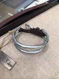 925 Silver 14k Belt Buckle Bracelet Jewelry Gift