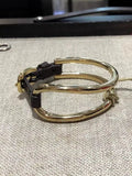 925 Silver 14k Belt Buckle Bracelet Jewelry Gift