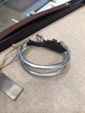 Luxury Electroplating 925 Silver Belt Buckle Bracelet Gift
