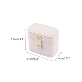 European Style Jewelry Storage Box PU Leather Birthday Gift
