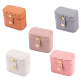 European Style Jewelry Storage Box PU Leather Birthday Gift