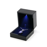 LED Light Diamond Ring Box Wedding Gift Jewelry Display