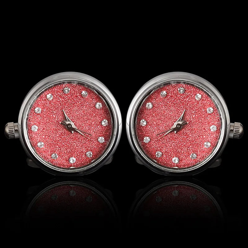 Men's Gypsophila Watch Cufflinks French Shirt Cuff Nails