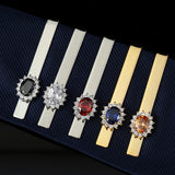 Zircon Ties Clips for Wedding Formal Dress
