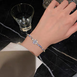 High-end Full Diamond Bracelet Female Adjustable Size