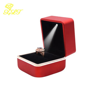 LED Ring Box For Jewelry Display Earrings Holder