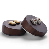 Walnut Wood Jewelry Stand Earrings Display Shelf