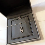 S925 Sterling Silver Party Anklet with Moving Stones
