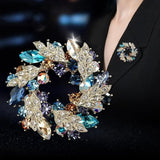 High-End Brooch Coat Breast Buckle Women's Corsage Clothes Accessory