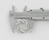 Copper Zircon Flower Scarf Buckle Brooch Clip