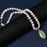 High-End Pendant Pearl Necklace with Freshwater Natural Pearls