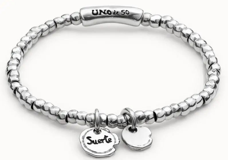 925 Silver Round Logo Bracelet Jewelry