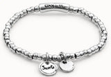 925 Silver Round Logo Bracelet Jewelry