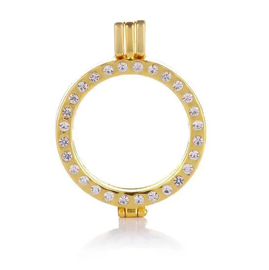 35mm Coin Holder with Rhinestone for 33mm Coin Disc