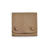 Button Microfiber Jewelry Bag for Business Trips