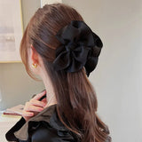 Fabric Bows Large Hair Claws Hair Accessories For Women