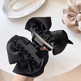 Fabric Bows Large Hair Claws Hair Accessories For Women