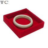 Linen Flannelette Tray Ring Display Jewelry Box