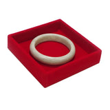 Linen Flannelette Tray Ring Display Jewelry Box