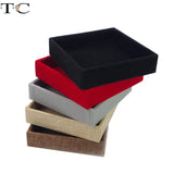 Linen Flannelette Tray Ring Display Jewelry Box