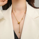 Stainless Steel Pendant Chain Necklace for Women