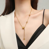 Stainless Steel Pendant Chain Necklace for Women
