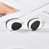 Transparent Acrylic Elliptical Belt Hanging DIY Jewelry Earrings