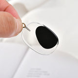 Transparent Acrylic Elliptical Belt Hanging DIY Jewelry Earrings